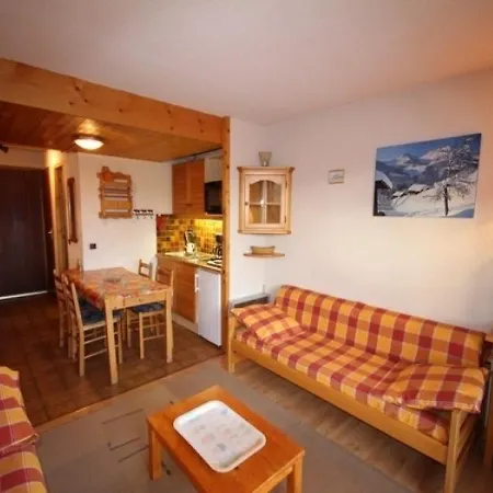 Appartement Studio Cabine Aux Saisies, 5 Pers, Balcon Sud